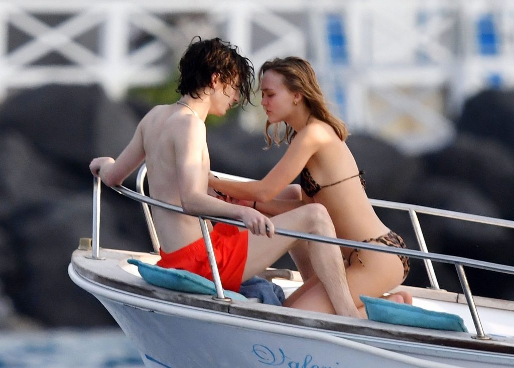 Hollywood Royalty Lily-Rose Depp Displaying Her Skinny Ass in a Swimsuit gallery, pic 50