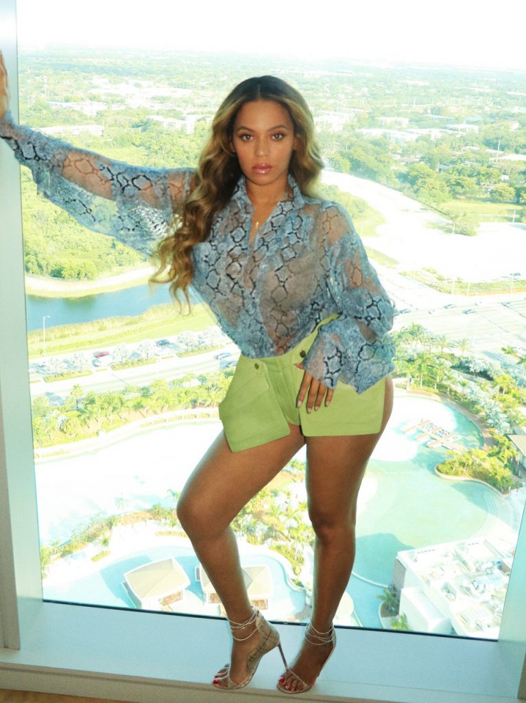 Thick Slut Beyoncé Showing Her Curvy Thighs and Meaty Boobies for the Camera gallery, pic 10