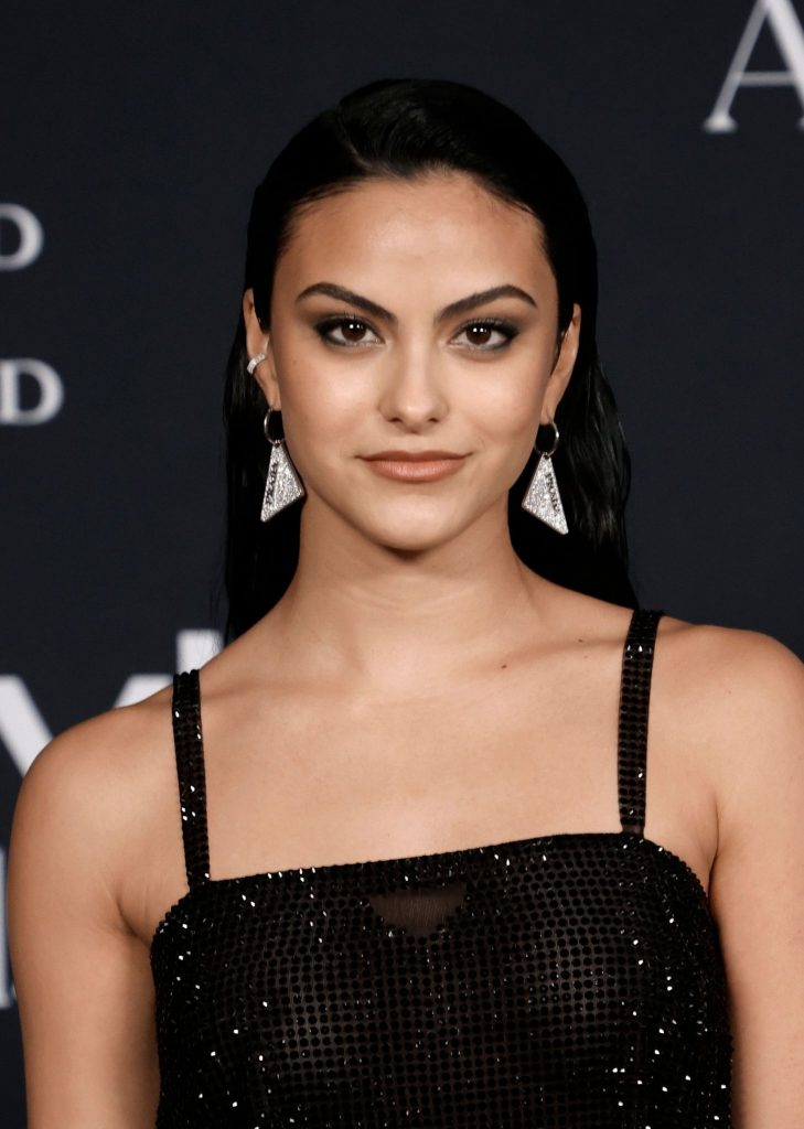 Smoldering Brunette Camila Mendes Shows Her Boobies in a See-Through Top gallery, pic 4