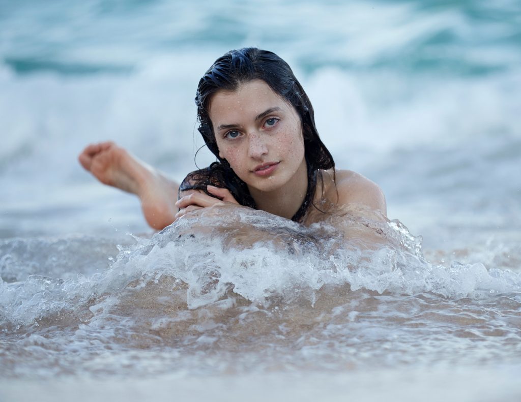 Fully Naked Nudist Hottie Jessica Clements Catching the Waves and Looking Hot gallery, pic 70