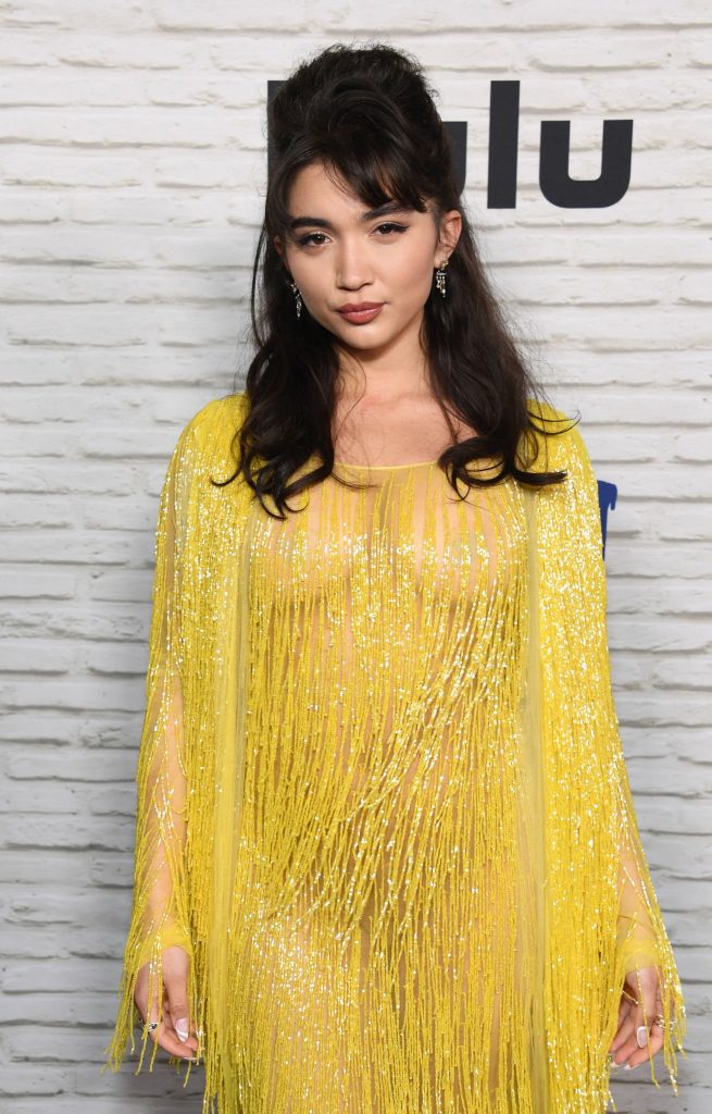 Teasing Seductress Rowan Blanchard Showing Off in a See-Through Yellow Outfit gallery, pic 12