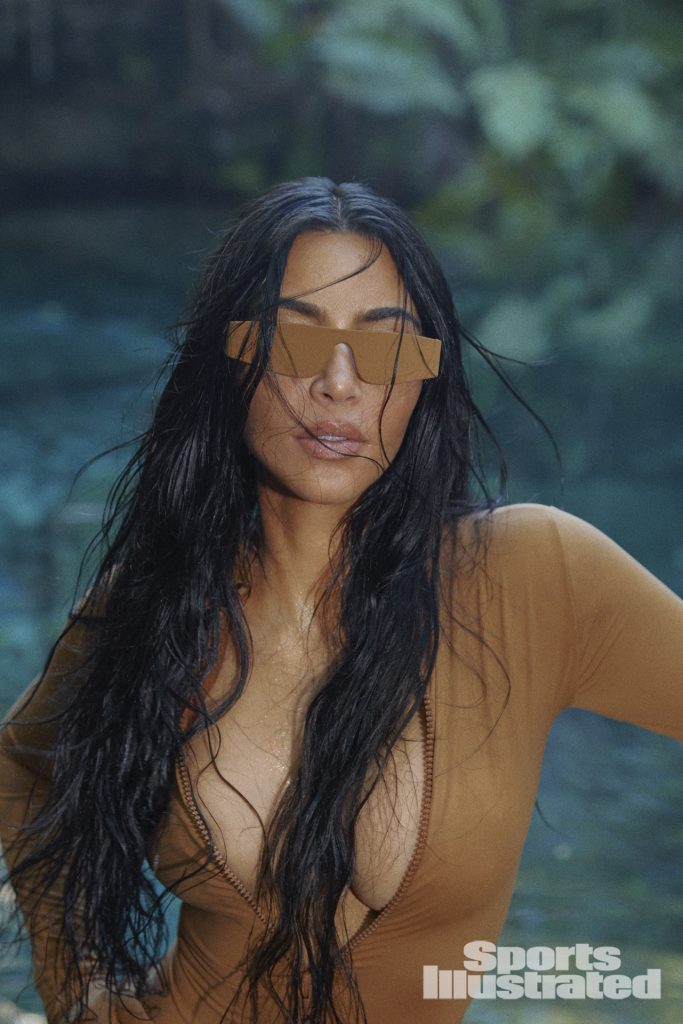 Oversexed Brunette Kim Kardashian Posing in Sexy Swimwear for Sports Illustrated gallery, pic 54