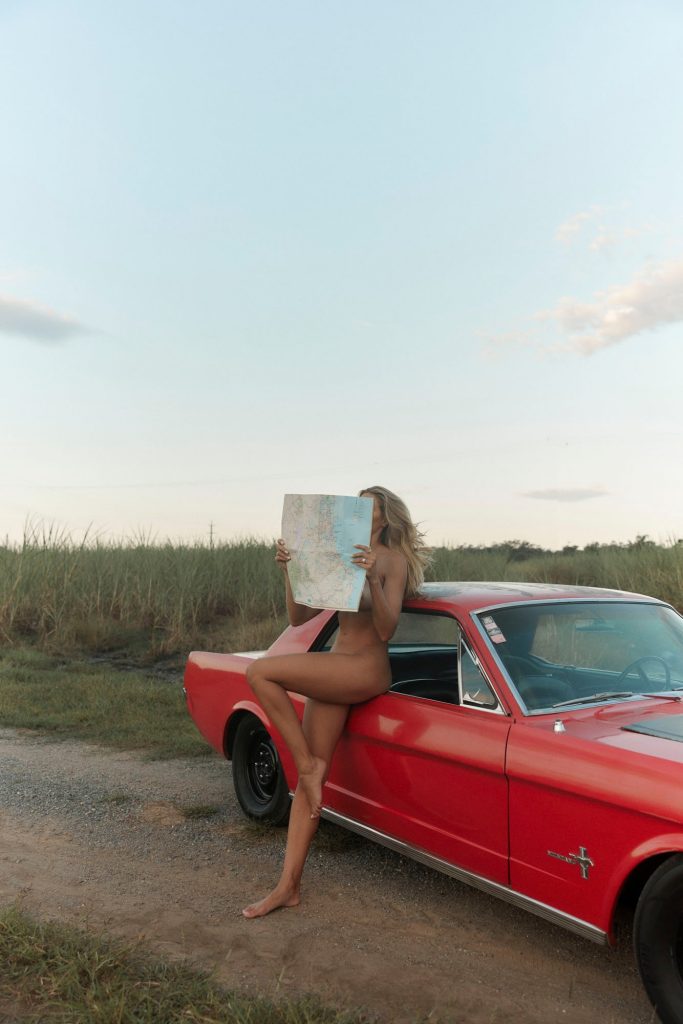 Road Trip-Themed Photoshoot Focusing on Natalie Jayne Roser and Her Tight Body gallery, pic 74